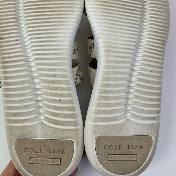 Cole Haan 2. Zerogrand Snake Print Slotted Slide Sandals W13317 Womens Sz 10.5 - Picture 16 of 16